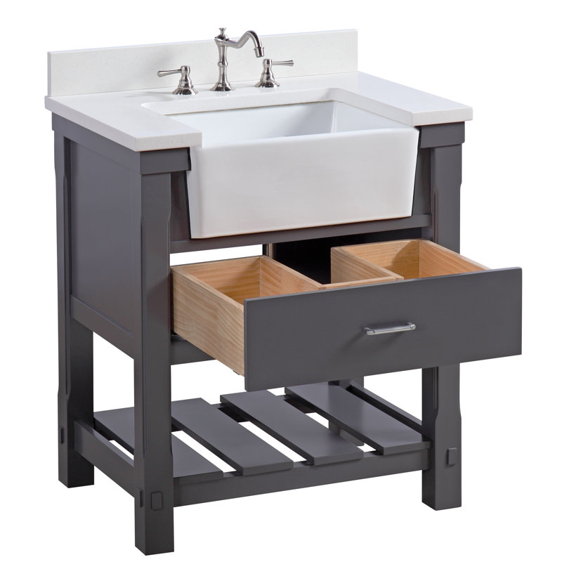 KBC Charlotte 30" Single Bathroom Vanity Set & Reviews Wayfair